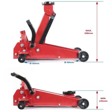 Produktbild von BullPower BP6491 Hydraulicher Tiefer Racing Rangierwagenheber 3T Quicklift 2