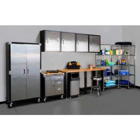 Primaster Werkstattwagen Schwerlastschubladen 75x50x87 cm Werkzeugwagen Werkzeug