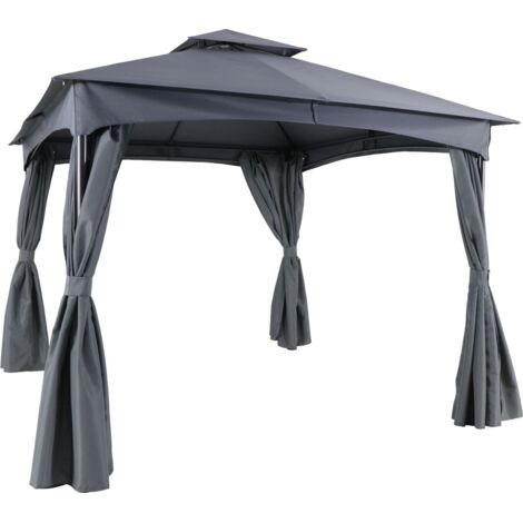 Primaster Pavillon Maxim 300 x 300 cm Gartenpavillon Gartenzelt Festzelt