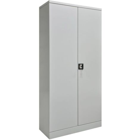 INOFEC Metallschrank 195x92x42 cm Aktenschrank Lagerschrank Werkstattschrank