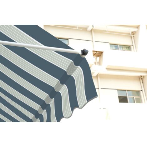 TrendLine Balkon-Markise 3 x 1,3 m grn-wei gestreift Markisen