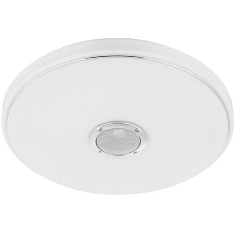 Eglo RGB Led Bad-Deckenleuchte Milazzo weiß Fernbedienung Kristall-Effekt Deckenlampen & Kronleuchter