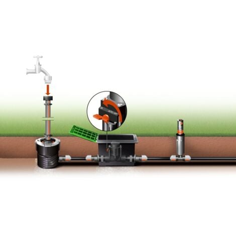 Gardena Ventilschacht V1 25,4 mm (1'') Außengewinde Bewässerungssysteme