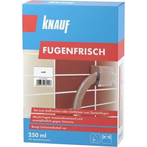 Knauf Fugenfrisch weiss 250 ml Fugen Sanierung Mörtelfugen
