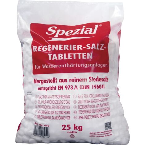 Ralinger Salz Regeneriersalztabletten 25 kg reines Siedesalz für Wasserenthärter