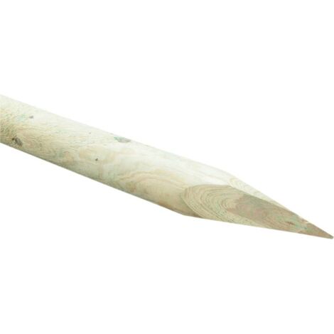 Baumpfahl 150 cm, Ø 6 cm, kesseldruckimprägniert Holzpfosten (1/3)