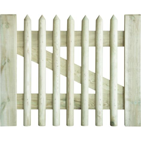 Senkrechtzauntor 100 x 80 cm, kesseldruckimprägniert Holzzäune