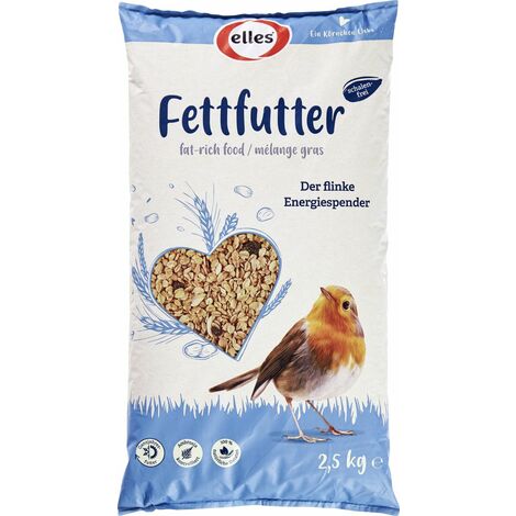 Elles Wildvogelfutter Fettfutter 2,5 kg Wildvogelfütterung
