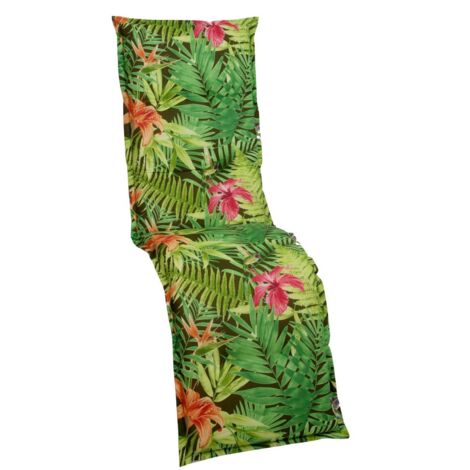 GO-DE Liegenauflage 170 x 50 x 8 cm Dschungel Auflage Polster Kissen Liegestuhl (1/3)