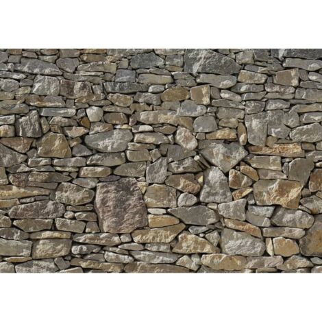 Komar Fototapete Stone Wall 368 x 254 cm Fototapeten & Poster (1/4)