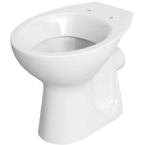 Meissen Keramik Stand-Tiefspül-WC Cersanit Tiefspüler Standtoilette waagerecht