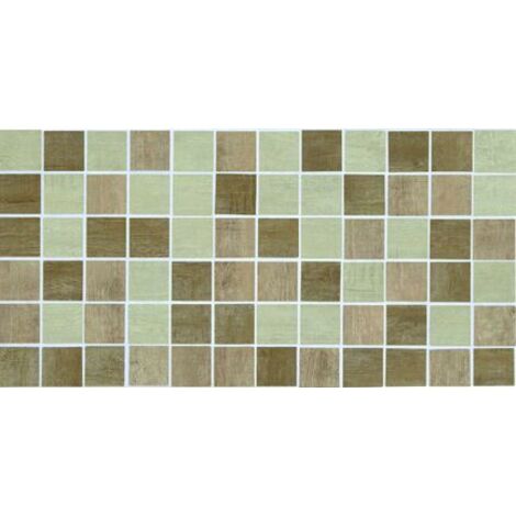 Mosaikfliese Habitat 22 x 43 cm braun Steinmaß  ca. 3,5 x 3,5 cm Mosaikfliesen