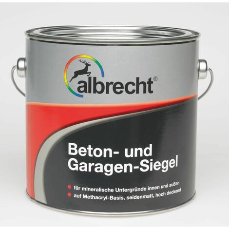 Albrecht Beton- und Garagen-Siegel 5 l steingrau RAL 7030  Betonsiegel