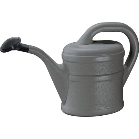 Geli Gießkanne Blumengießkanne Gartengießkanne Kunststoff 2 l, anthrazit