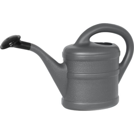 Geli Gießkanne 1 Liter anthrazit Kunststoff Blumengießkanne Blumengießer