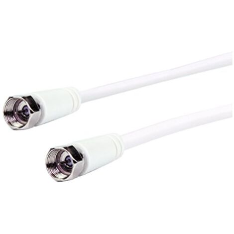 Schwaiger SAT Anschlusskabel KVCHQ100 532 (90dB) weiß, 10,0m, 1x F Stecker / 1x F Stecker Antennen & Koaxkabel (1/3)