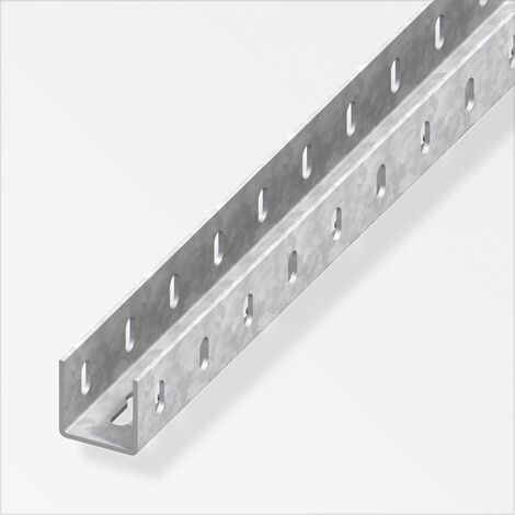 alfer U-Profil 10 x 14 x 1000 mm verzinkt Profil Metallprofil U Schiene