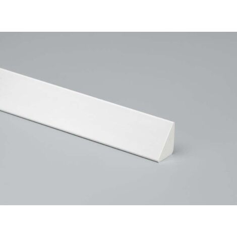 Primo Dreikantleiste 250 cm 21 x 15 mm weiß Leisten