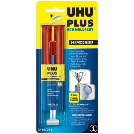 UHU UHU-plus schnellfest 2K-Spritze 27g 45725 4026700457254