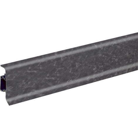 FN Neuhofer Klemmsockelleiste 250 cm 50 x 22,5 mm Ölschiefer Leisten