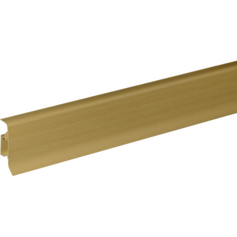 FN Neuhofer Klemmsockelleiste 250 cm 50 x 22,5 mm Buche Leisten