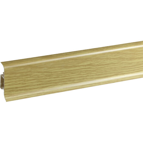 FN Neuhofer Klemmsockelleiste 250 cm 50 x 22,5 mm Eiche antik Leisten