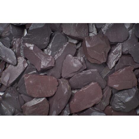 Splitt Ardesia Viola 30 - 60 mm violett 25 kg Kies & Splitt