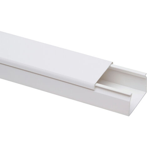 Kopp Kabelkanal 2 m, 40 x 25 mm, weiss Installationskanal Leitungsführungskanal