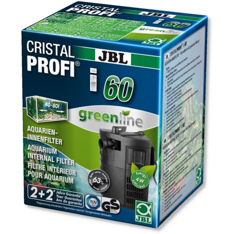JBL CristalProfi i60 greenline Energieeffizienter Innenfilter für Aquarien Zubehör