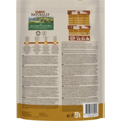 Iams Naturally Katzentrockenfutter Lamm 700 g Trockenfutter