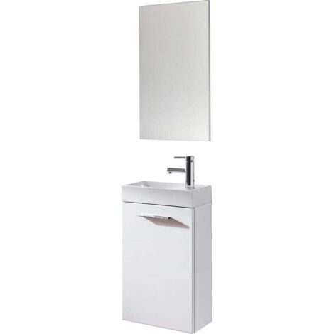 Gästewaschplatz Mainz 40 cm Waschbecken Waschtisch Waschplatz