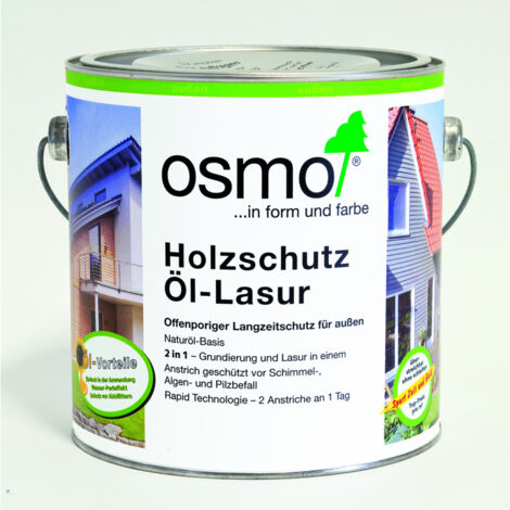 Osmo Holzschutz Öl-Lasur 750 ml perlgrau Holzlasur