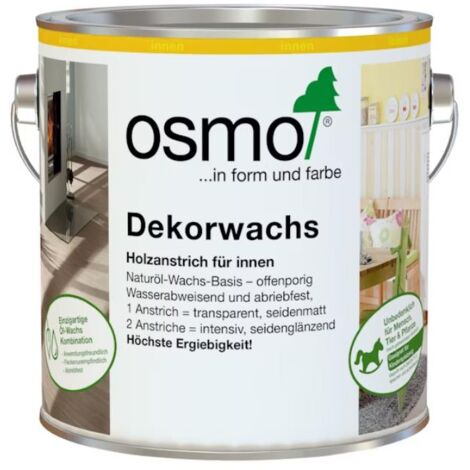 Osmo Dekorwachs weiß matt 375 ml Holzreiniger & Pflege