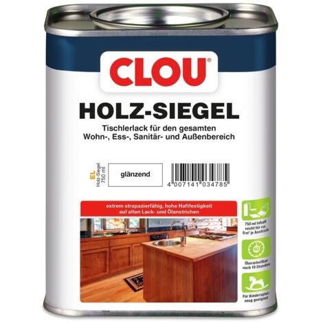 Clou Holz Siegel 750 ml glänzend Holzschutzfarbe