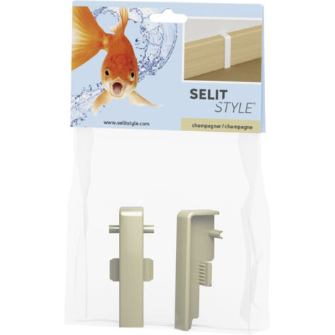 SELITSTYLE Verbinder champagner Höhe 50 mm 2 Stück Clips & Ecken