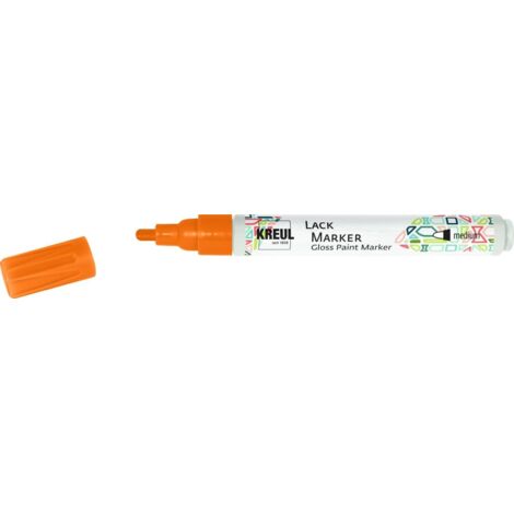 LYRA Industrial Marker, Orange - 2-4 Mm Tip For Smooth & Rough Surfaces, Heat Resistant Up To 400°C