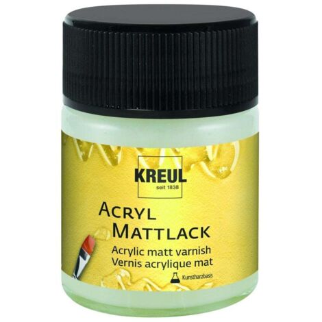 Kreul Acryl-Mattlack auf Kunstharzbasis transparent 50 ml Künstlerfarben