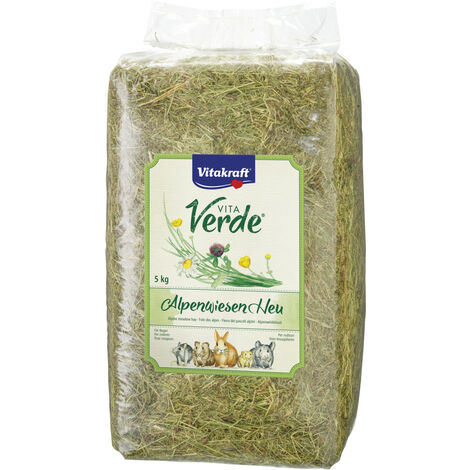 Vitakraft Vita Verde® Alpenwiesen-Heu 5 kg Futtertrog & Kleintierfutter