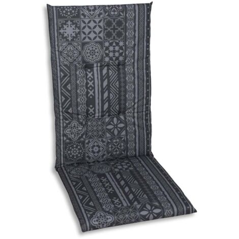 GO-DE Hochlehner-Auflage 118 cm x 48 cm x 5 cm, grau, anthrazit Auflagen & Hussen (1/3)