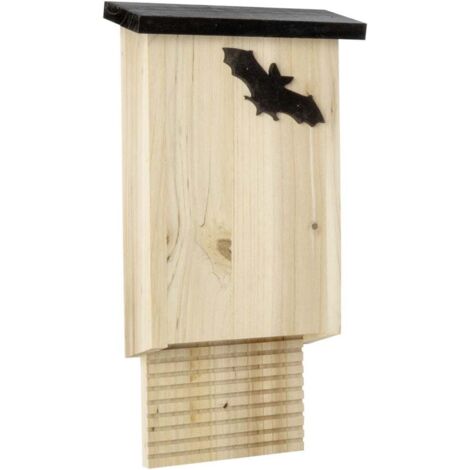 CJ Wildlife Fledermauskasten Glamis natur/schwarz LxBxH 17x6,1x31,2 cm Vogelhäuser
