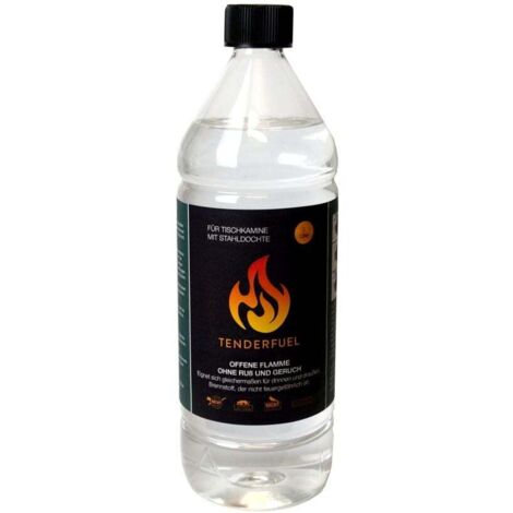 Tenderflame Sicherheitsbrennstoff Tenderfuel 1 L, für Tisch/Terrassenfeuer Winterterrasse