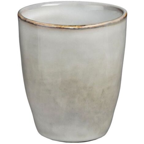 Mica Becher Tabo grau, Ø 7,5 cm x 8,5 cm Deko-Accessoires