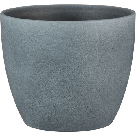Scheurich Übertopf Serie 920 Ø 19 x 17 cm dark stone Blumentöpfe & Übertöpfe