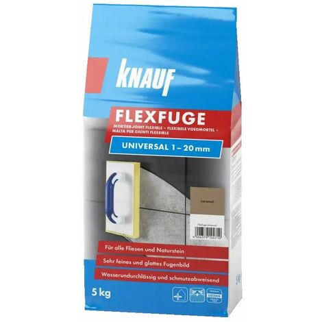 Knauf Fugenmörtel Flexfuge Universal 1 - 20 mm caramel 5 kg Fugenmörtel