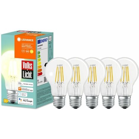 LEDVANCE LED Smart HomeKit Classic A60, E27 10 watts multicolore