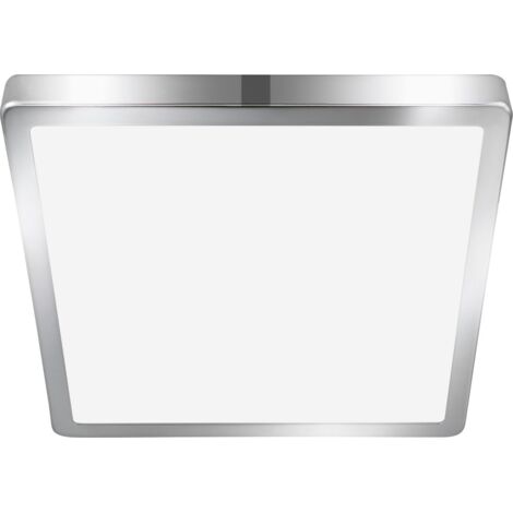 Eglo LED Aufbauleuchte Fueva 5 chrom 28,5 x 28,5 cm neutralweiß Deckenlampen & Kronleuchter