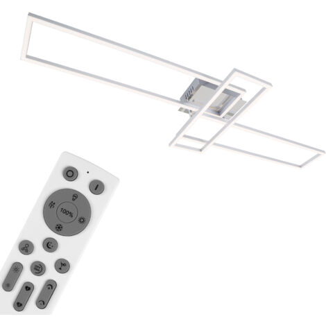 Di-Ka WiFi CCT LED Deckenleuchte Frame dimmbar Fernbedienung 110 x 35 cm Deckenleuchte