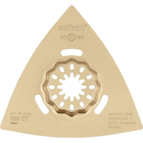 Wolfcraft Schleifplatte Delta 80 mm HM SL Schleifplatte (1/5)