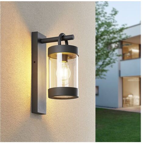Trio Leuchten Sensor-Außen-Wandleuchte Sambesi E27 anthrazit Außen-Wandleuchte