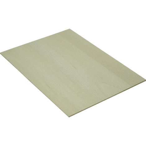 Dünn HDF-Platte Ahorn 120 x 60 cm, 3 mm Bastelplatten